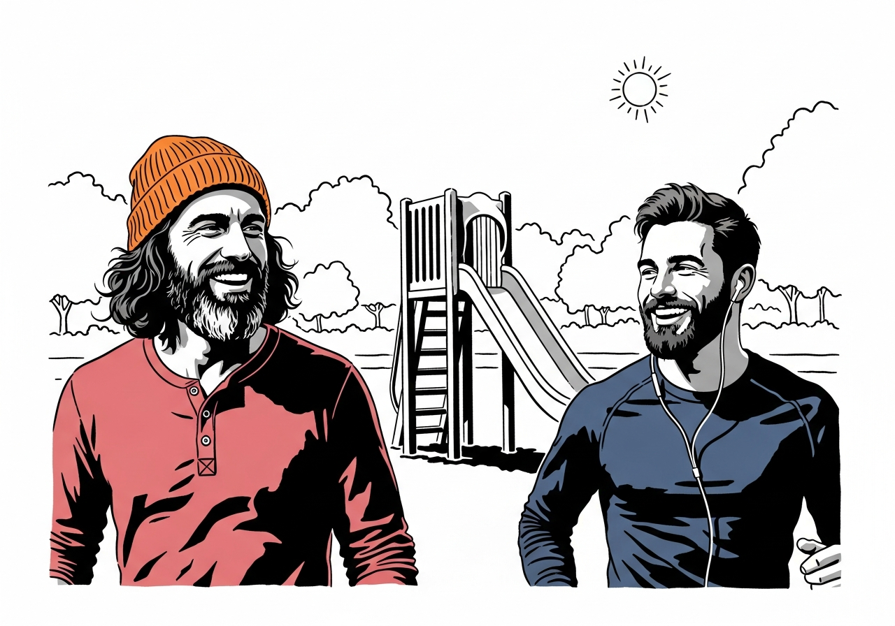 Dad Squad — Playground Scene