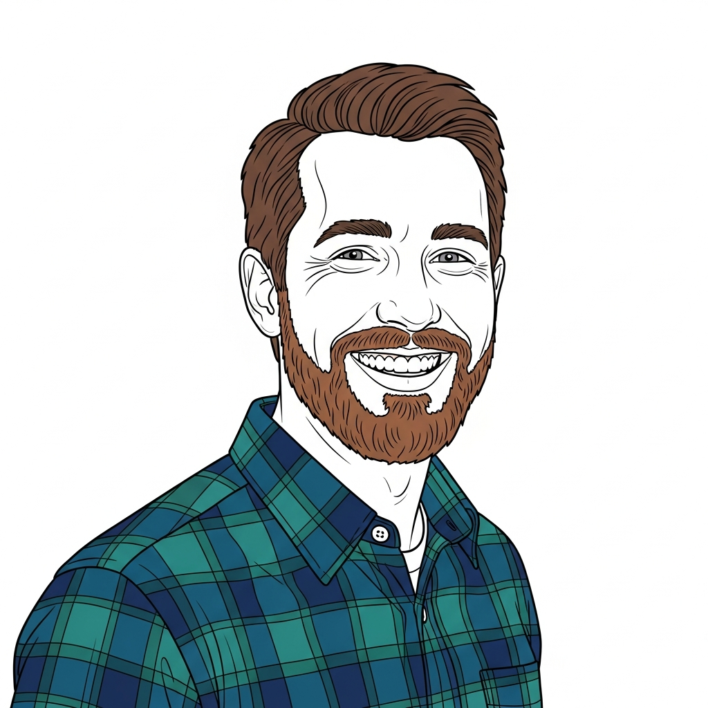 Self-Portrait — Coloring Book Edition