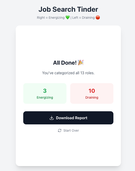 Job Tinder screenshot 2