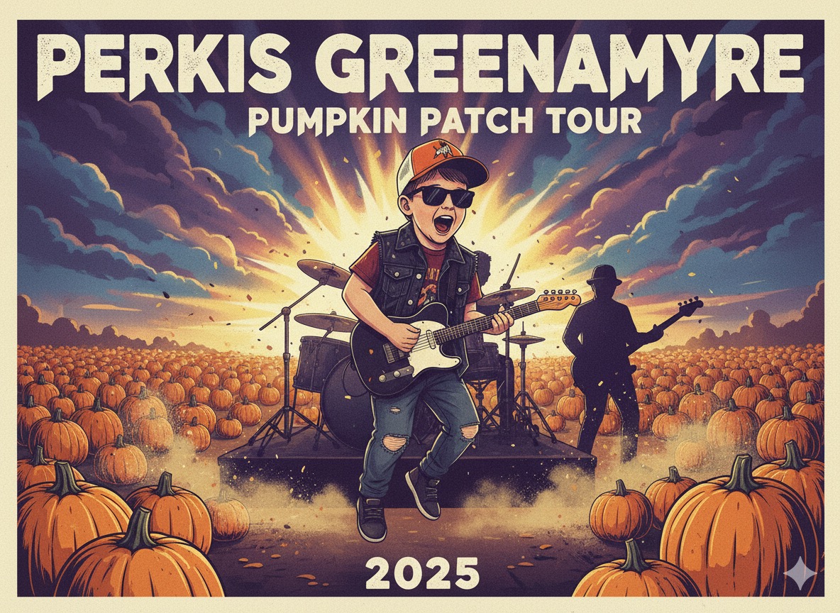Perkis Greenamyre Pumpkin Patch Tour 2025