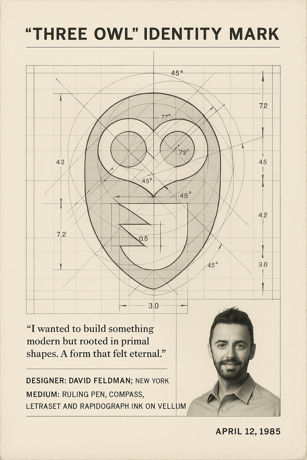 Three Owl Identity Mark